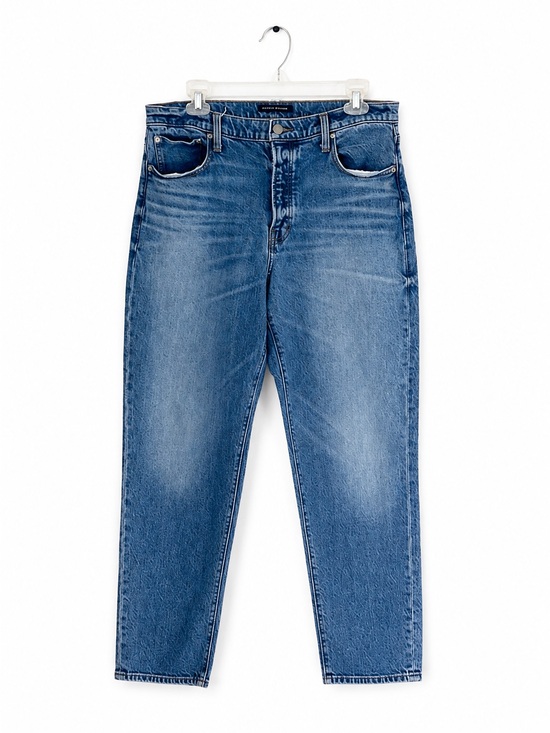 Lucky Brand Denim - Lucky Brand Drew Mom Jean High Rise Ankle Fit Women's 8/29 Blue Distressed Denim